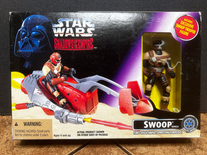 Star Wars Shadows Of Empire Swoop Vehicle W/ Exclusive Swoop Trooper Figure