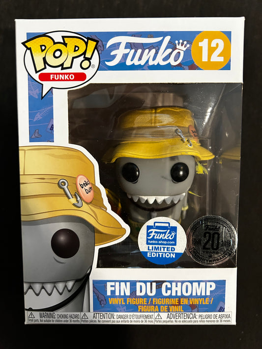 Funko Pop! Fin Du Chomp #12 Funko Shop Limited Edition Grey