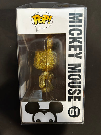 Funko Pop! Disney: Mickey Mouse #1 Barnes & Noble Diamond Gold Exclusive