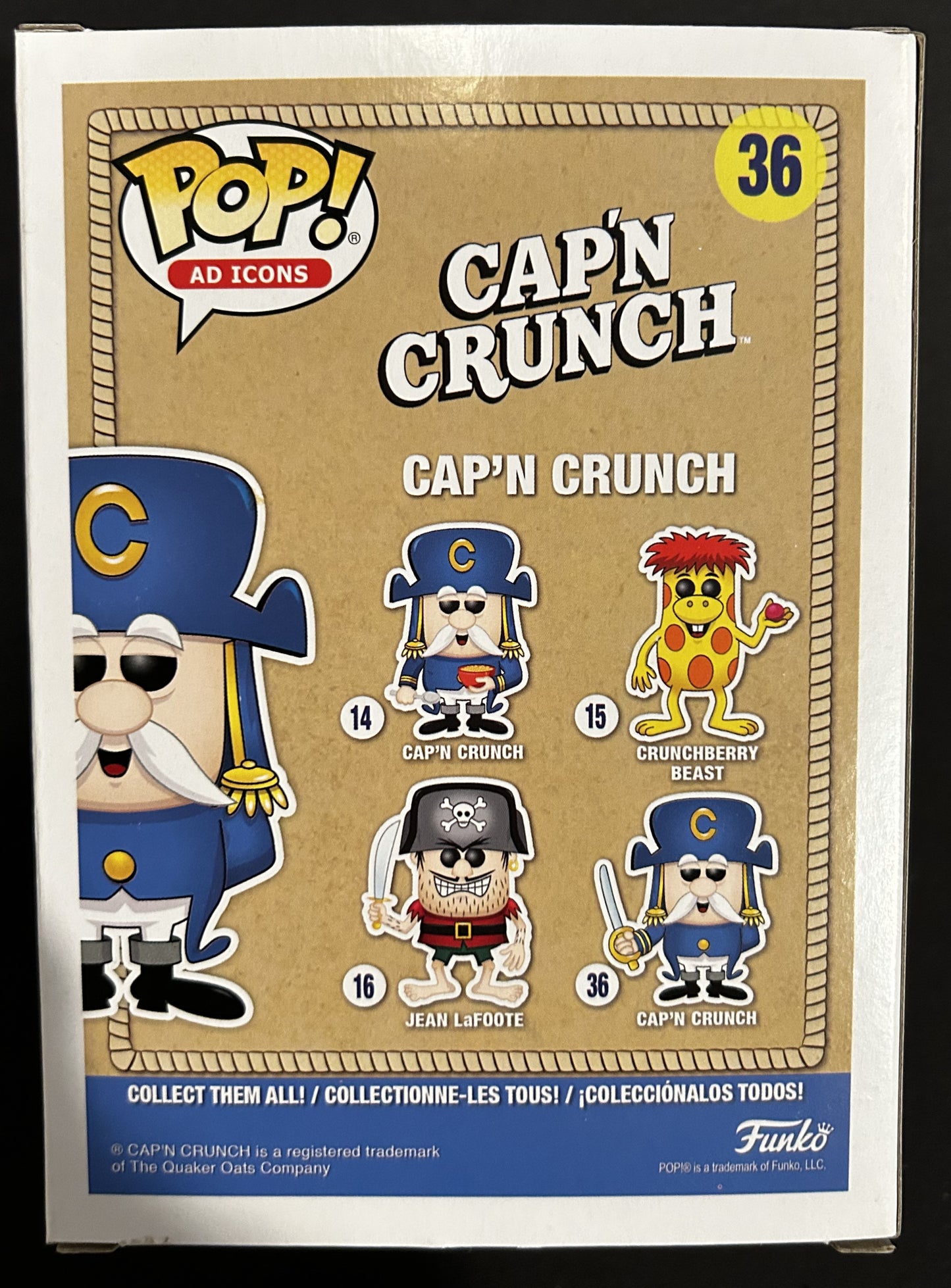 Funko Pop! Ad Icons: Cap'n Crunch (with Sword) #36