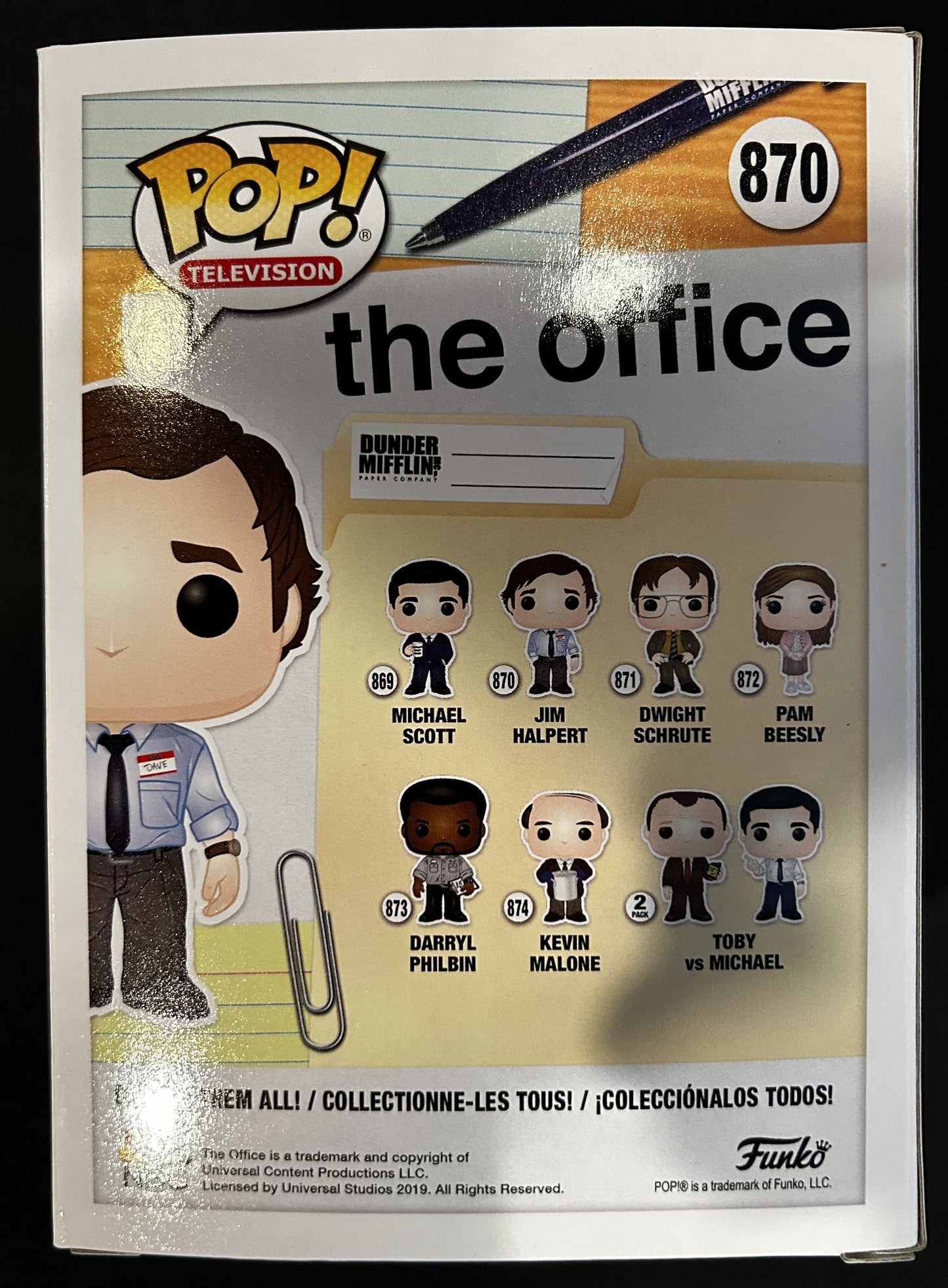 Funko Pop Television The Office Jim Halpert #870