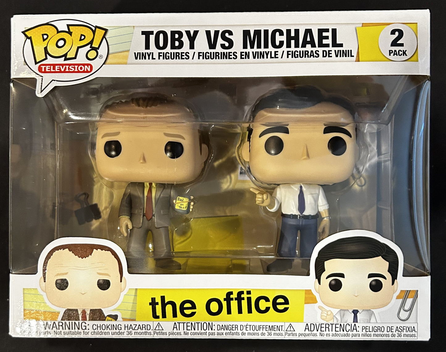 Funko Pop Television The Office Toby vs Michael 2 Pack