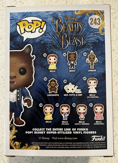 Funko Pop Beauty and the Beast Flocked Beast #243 Hot Topic Exclusive