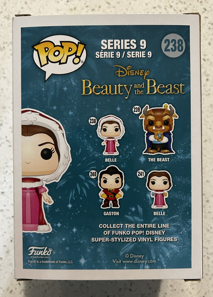 Funko Pop Disney Animation Beauty and the Beast Belle Pink Hooded Coat #238