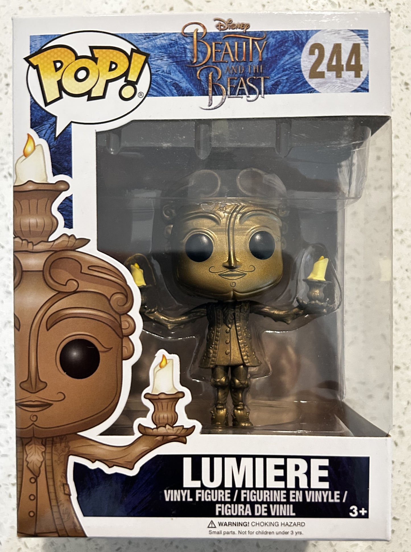 Funko Pop Live Action Disney Beauty and the Beast: Lumiere #244