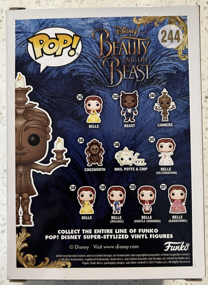 Funko Pop Live Action Disney Beauty and the Beast: Lumiere #244