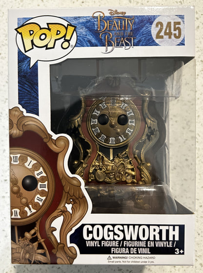 Funko Pop Disney Movie Beauty and the Beast Live Action Cogsworth #245