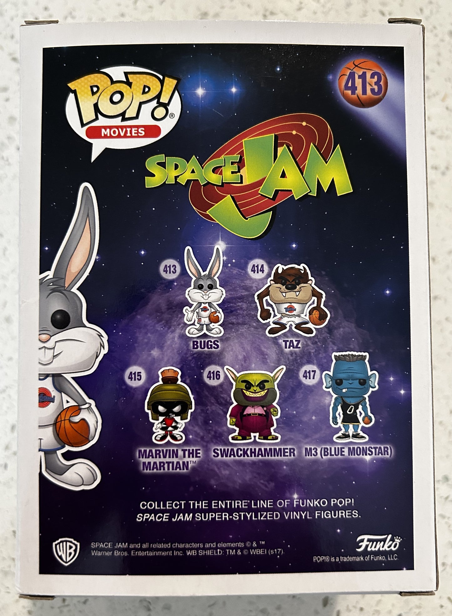 Funko Pop Movies Space Jam Bugs #413