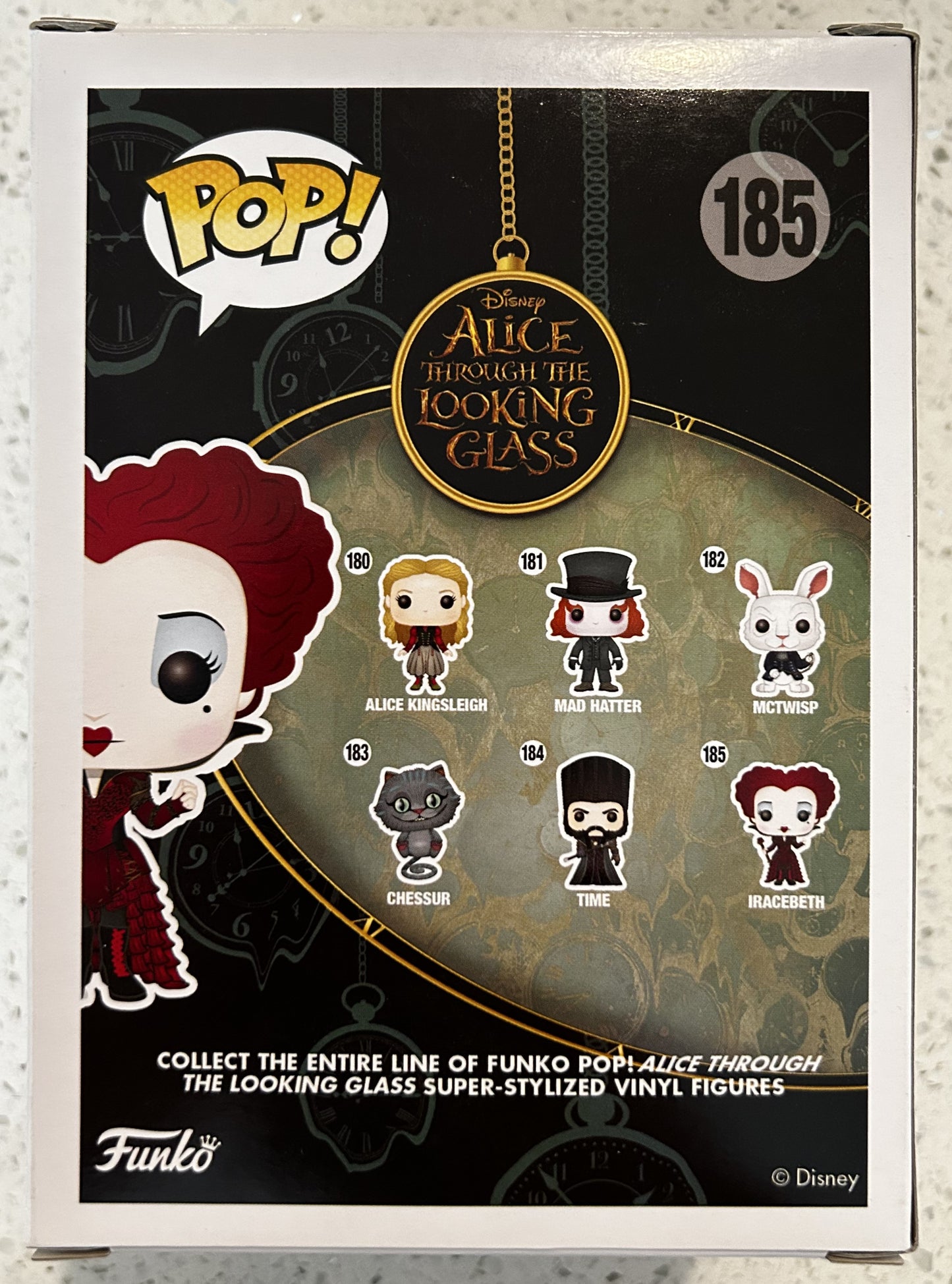 Funko Pop Disney Live Action Iracebeth (Patina) #185 Hot Topic Exclusive