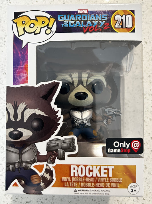 Funko Pop Marvel Live Action Movie Guardians of the Galaxy Vol. 2: Rocket #210