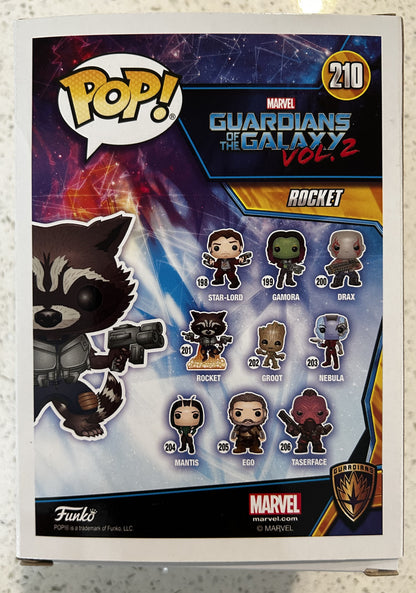 Funko Pop Marvel Live Action Movie Guardians of the Galaxy Vol. 2: Rocket #210