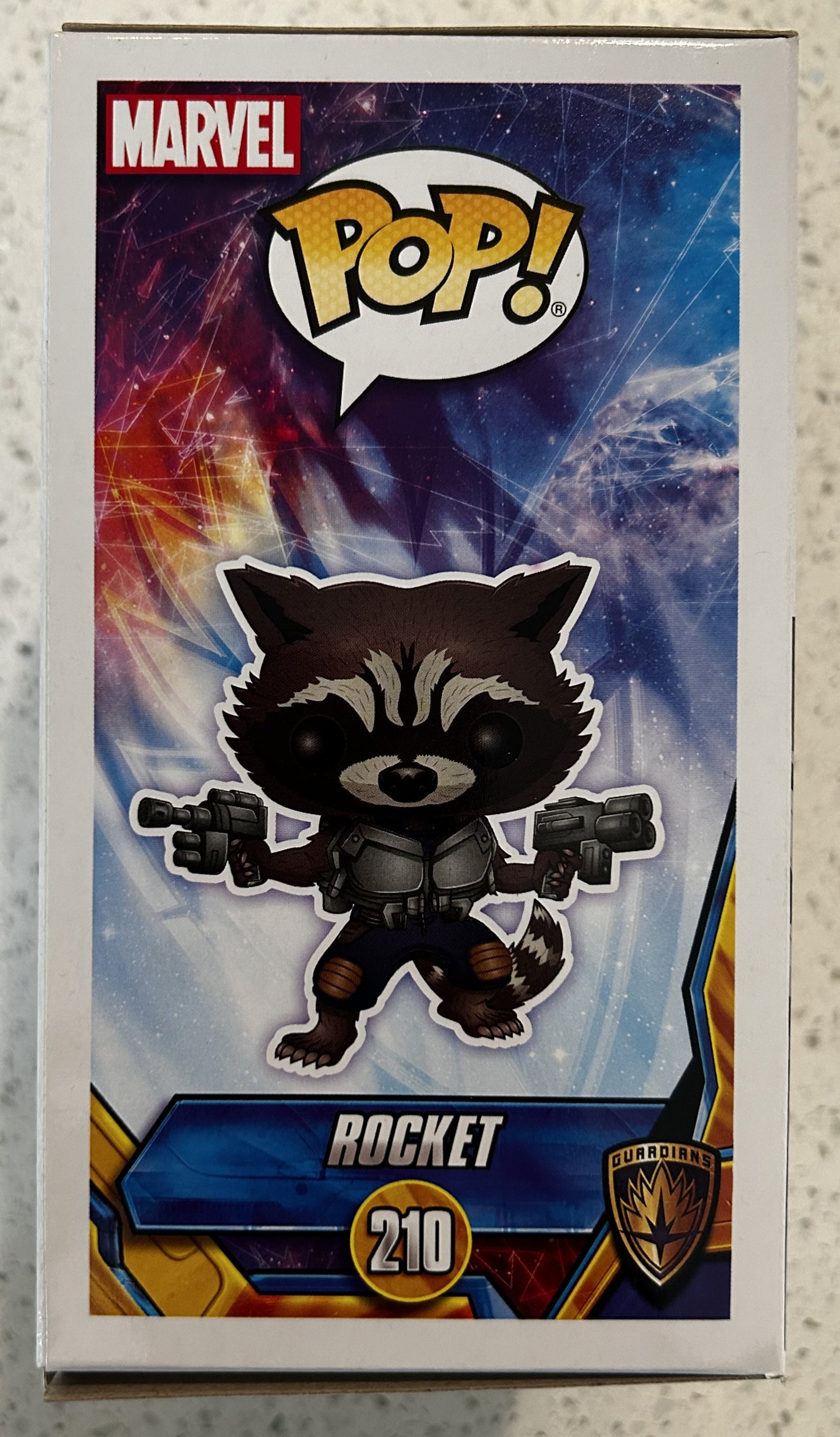 Funko Pop Marvel Live Action Movie Guardians of the Galaxy Vol. 2: Rocket #210