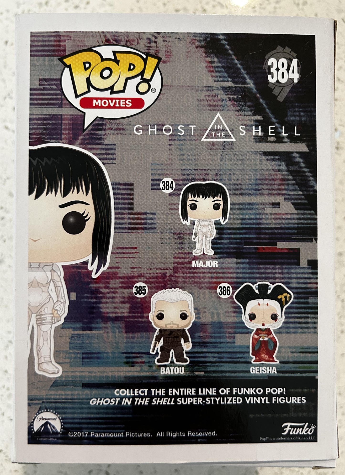 Funko Pop Live Action Movie Ghost in the Shell: Major #384